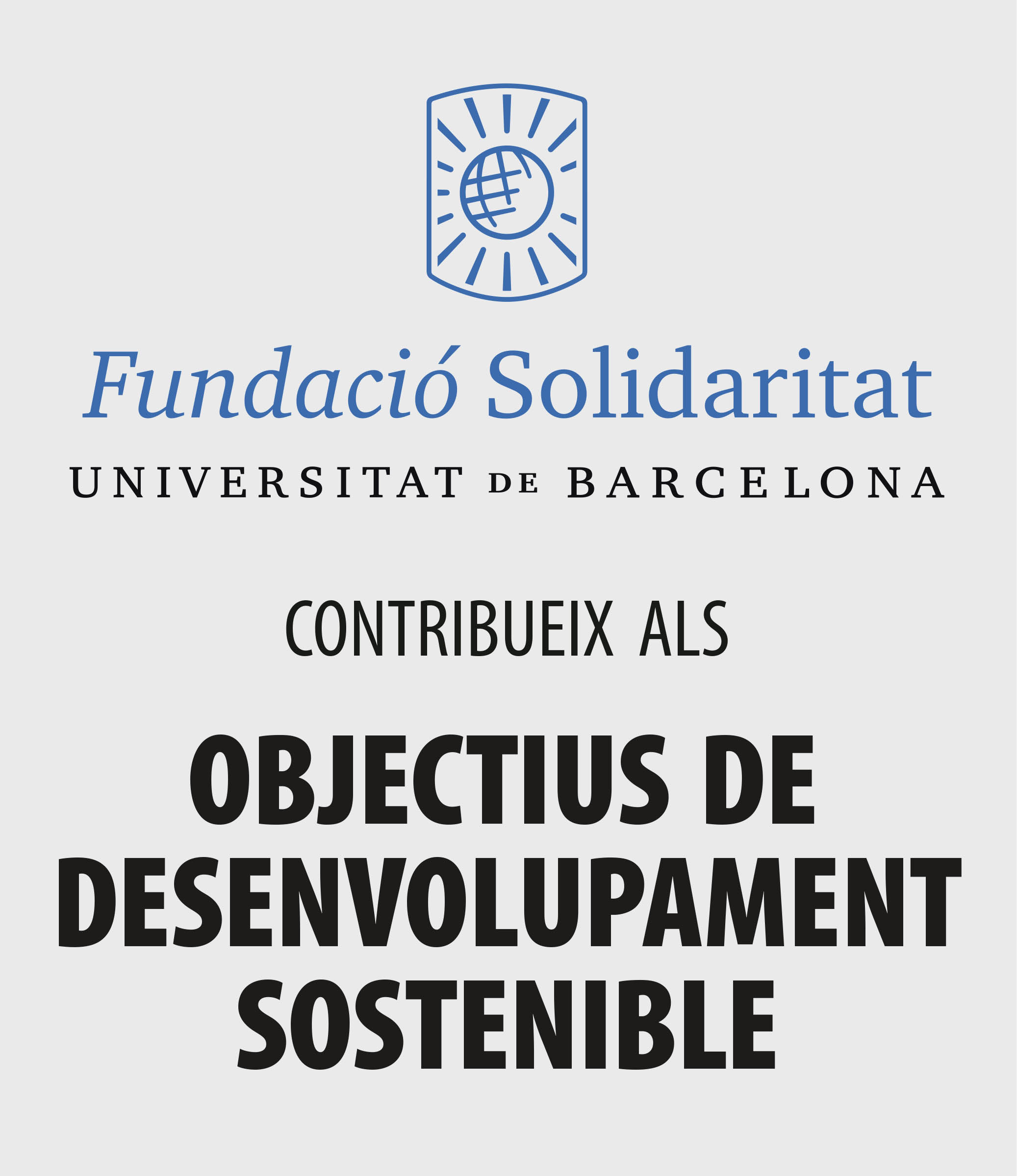 La Fundació Solidaritat UB i els ODS